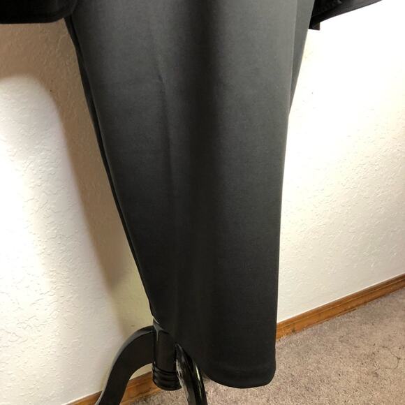 Eloquii black bell sleeve scuba crepe midi dress size 14 NWT - Picture 6 of 16